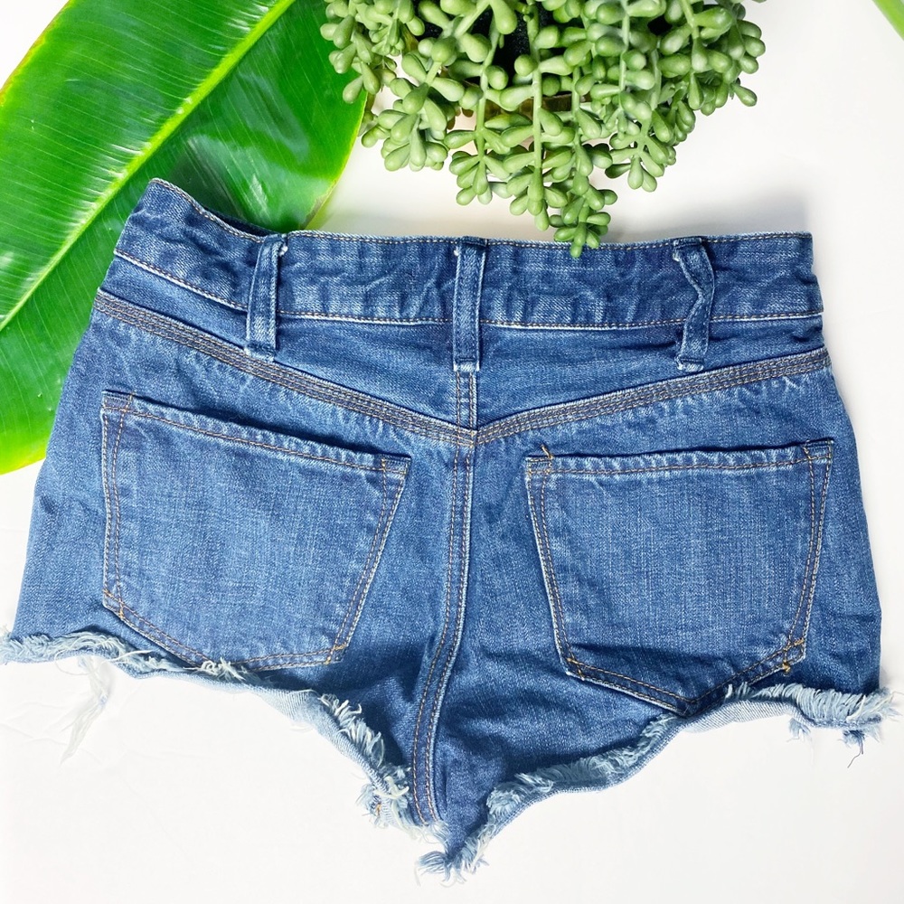 Free People Jeans Shorts distressed 24 - Picture 5 of 6